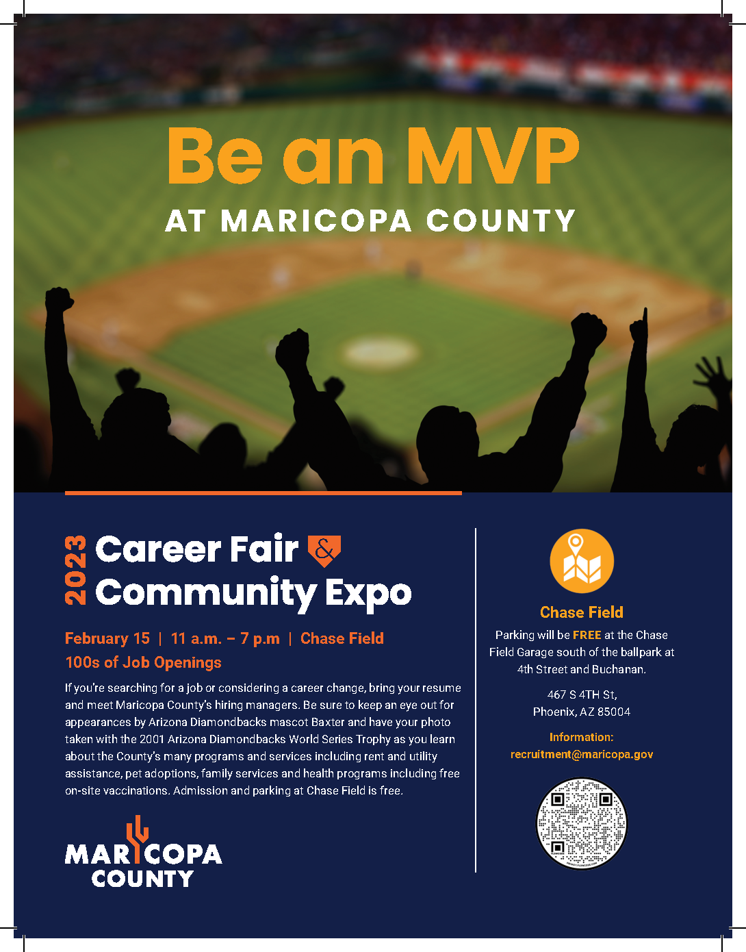 Maricopa County Career Fair Expo Flyer 2023 ARIZONAWORK